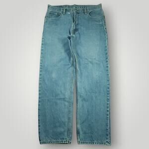 Levi's 550 Jeans Mens 36x30 Relaxed Fit Wide Leg Grunge Medium Stone Wash Blue